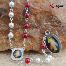Glass beads rosary
